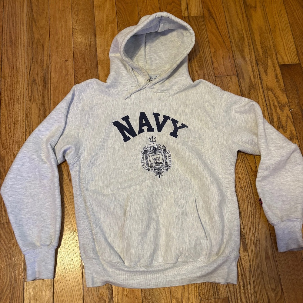 Vintage 90s heavyweight hooded MV Medium Sweatshirt(BOGO) at lower price free